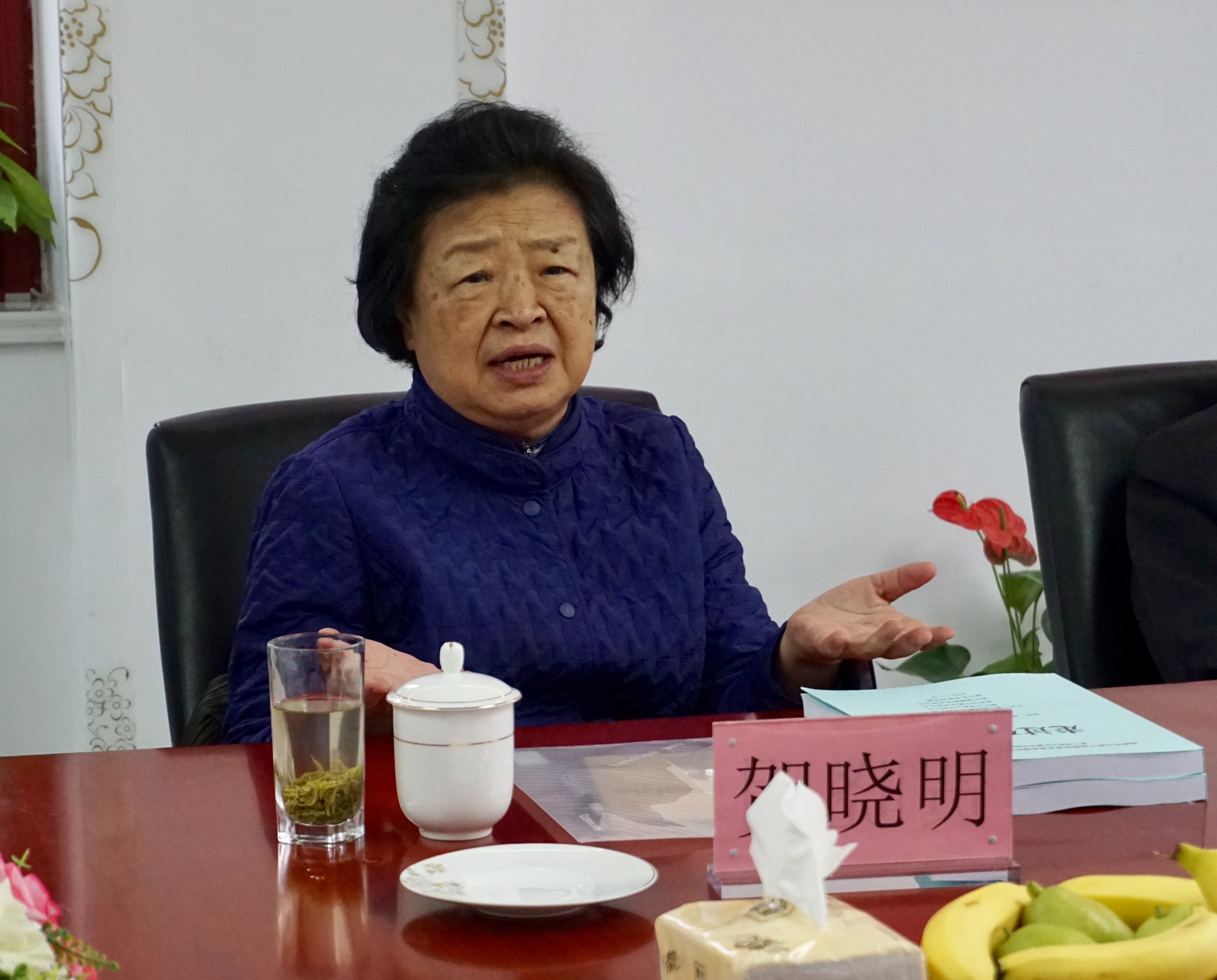 贺龙元帅之女贺晓明