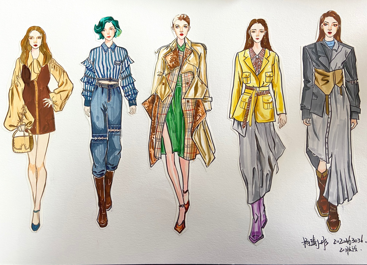 服装与服饰设计专业2020-2021学年教学检查作品选登