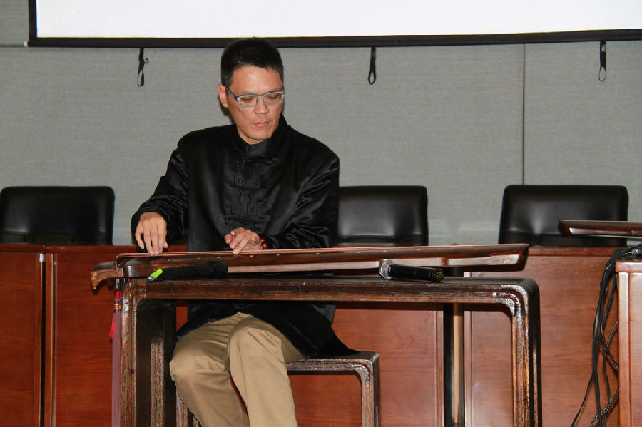 太音琴社社长陈成渤来浙艺院作学术讲座